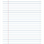 Notebook Paper Template FREE DOWNLOAD Aashe