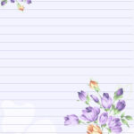 Paper With Flowers By Melissa Tm On DeviantArt Writing Paper