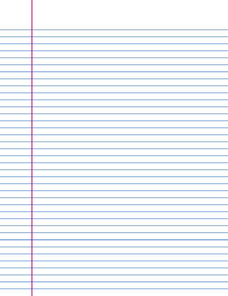 Printable College Ruled Paper A4 Lined Paper Image Lined Paper With 