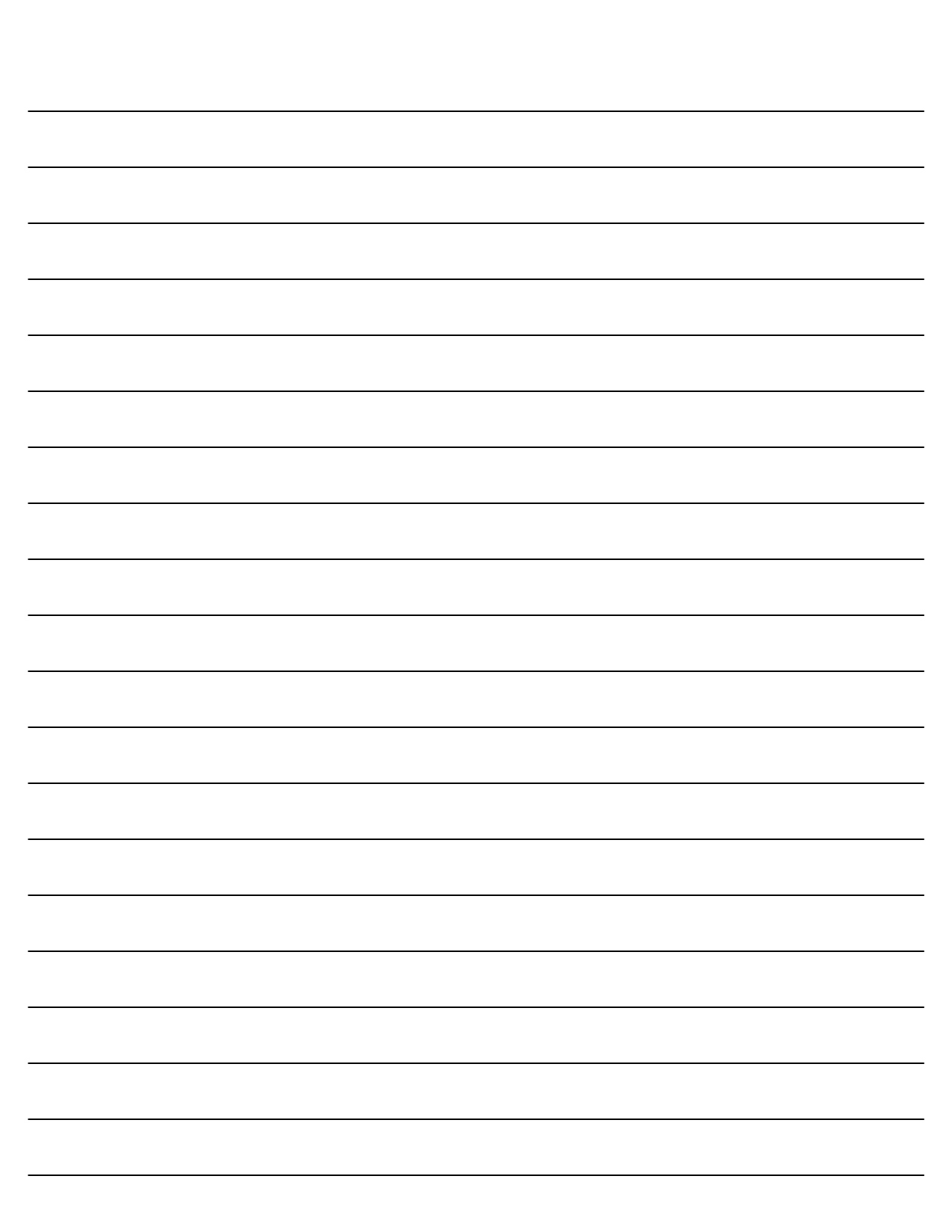 Printable Lined Paper