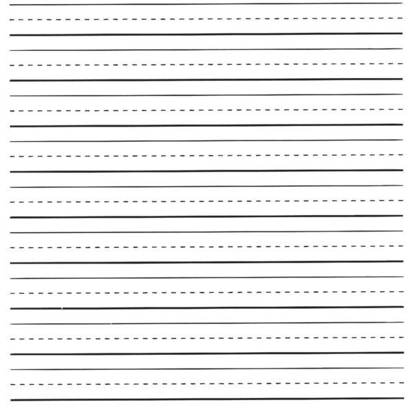 Printable Lined Paper For Kindergarten World Of Label Intended For 