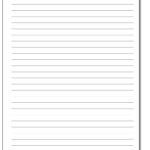 Printable Lined Paper For Writing Template Business PSD Excel Word PDF