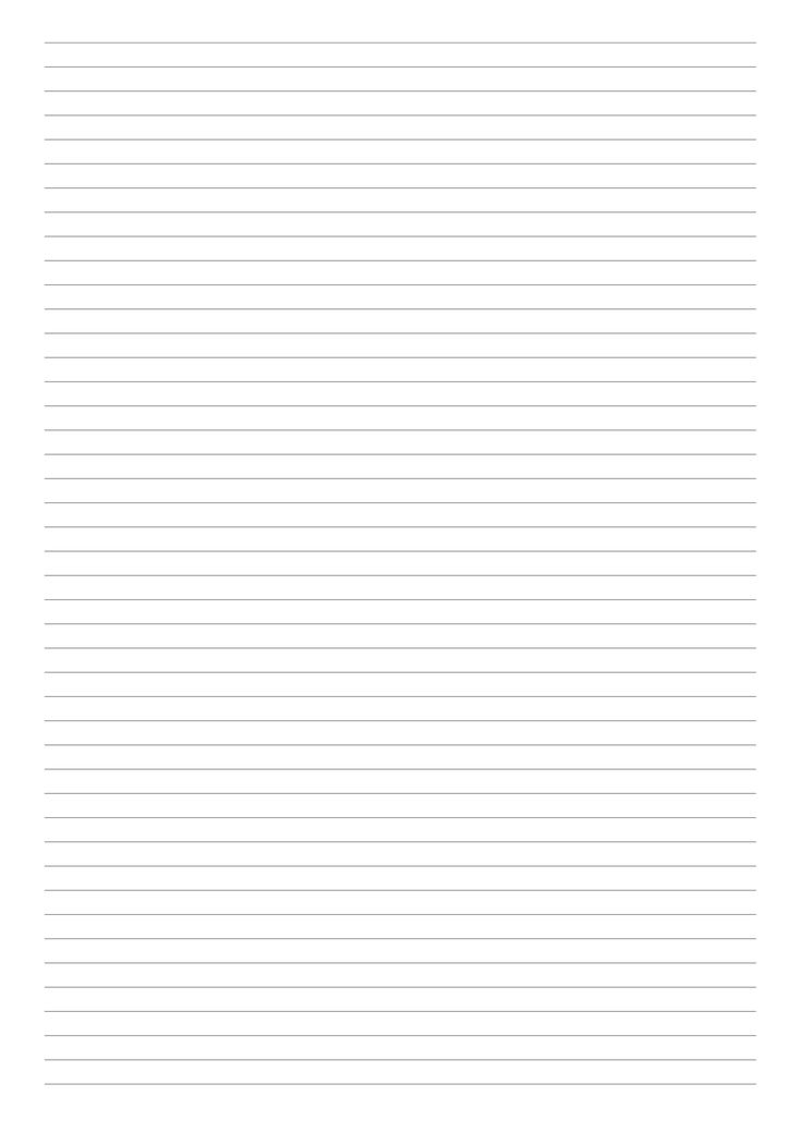 Printable Lined Paper Template Narrow Ruled 1 4 Inch PDF Download 