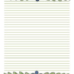 Printable Stationary Journal Page Letter Printable Stationery