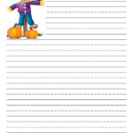 Scarecrow Writing Paper Writing Paper Writing Paper Template Fall