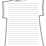 T Shirt Shapebook Lined Template PDF Education World