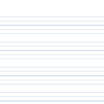 Wide Ruled Lined Paper On Legal Sized Paper In Landscape Orientation