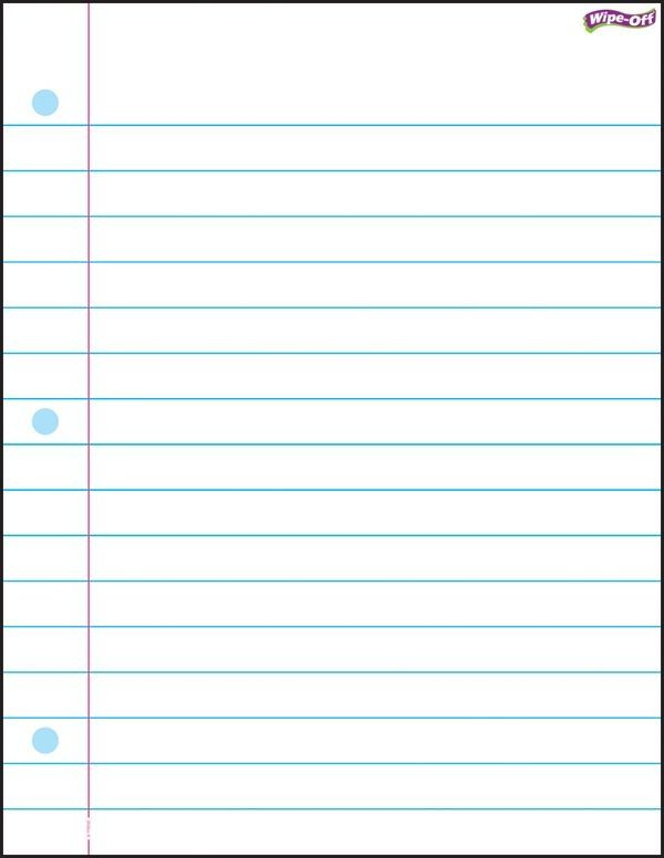 Printable Wide Lined Paper