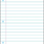 Wide Ruled Lines Template Notebook Paper Template Notebook Paper