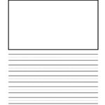 Writing Paper Printable For Children Lined Writing Paper First Grade