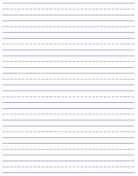 Free Printable Primary Lined Writing Paper 5 Lines