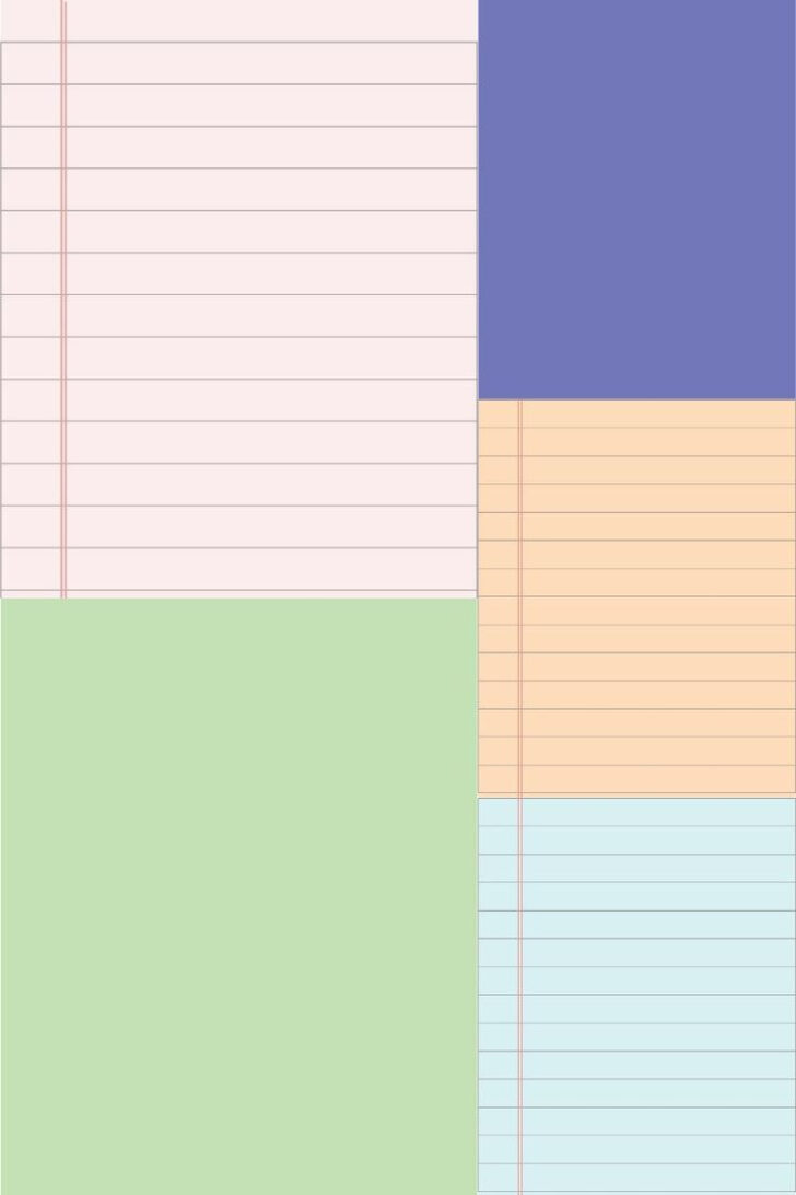 Colored Paper Printable