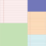20 Free Printable Colored Papers [Pdf Included] With Or Without Lines With Regard To Print Colored Paper Template