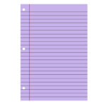 200 Sheets Colored Loose Paper 8" X 11" College Ruled Lined 3 Hole Intended For Ruled 8x11 Lined Paper Image