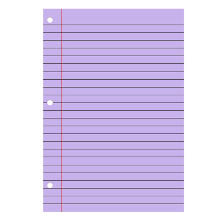 Ruled 8×11 Lined Paper Image