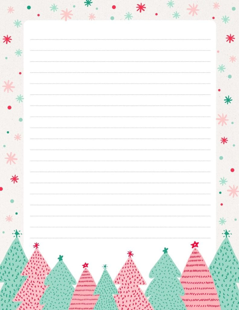30+ Free Printable Christmas Border Printable Templates - The pertaining to Christmas Border Lined Paper Free Printable