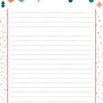 30+ Free Printable Christmas Border Printable Templates   The Pertaining To Christmas Lined Paper Free Printable