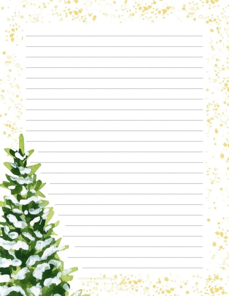 30+ Free Printable Christmas Border Printable Templates - The with Free Printable Christmas Lined Paper