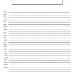 32 Printable Lined Paper Templates ᐅ Templatelab For Double Line Handwriting Paper Printable