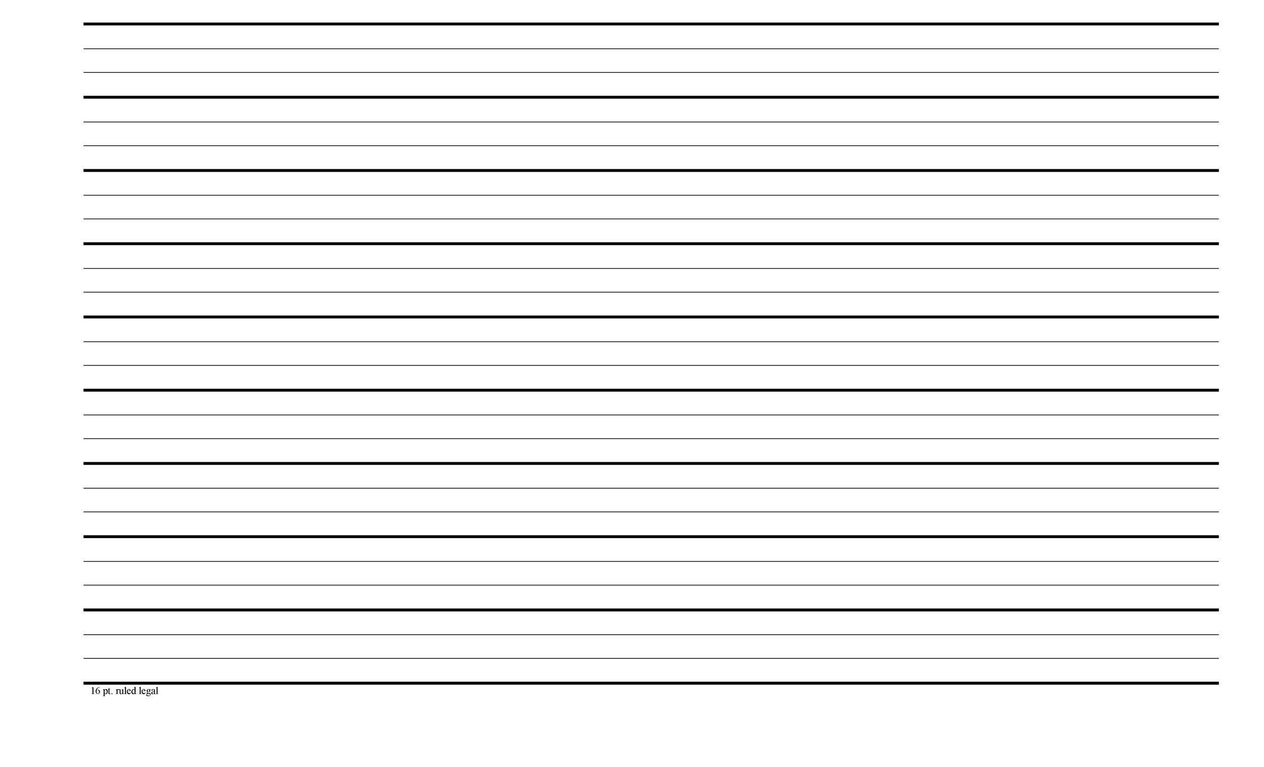 32 Printable Lined Paper Templates ᐅ Templatelab with regard to Printable Horizontal Lined Paper
