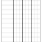 4 Column Sheet   10 Free Pdf Printables | Printablee Within Lined Paper With 4 Columns Printable