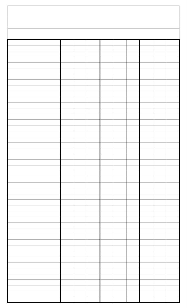 4 Column Sheet - 10 Free Pdf Printables | Printablee within Lined Paper With 4 Columns Printable