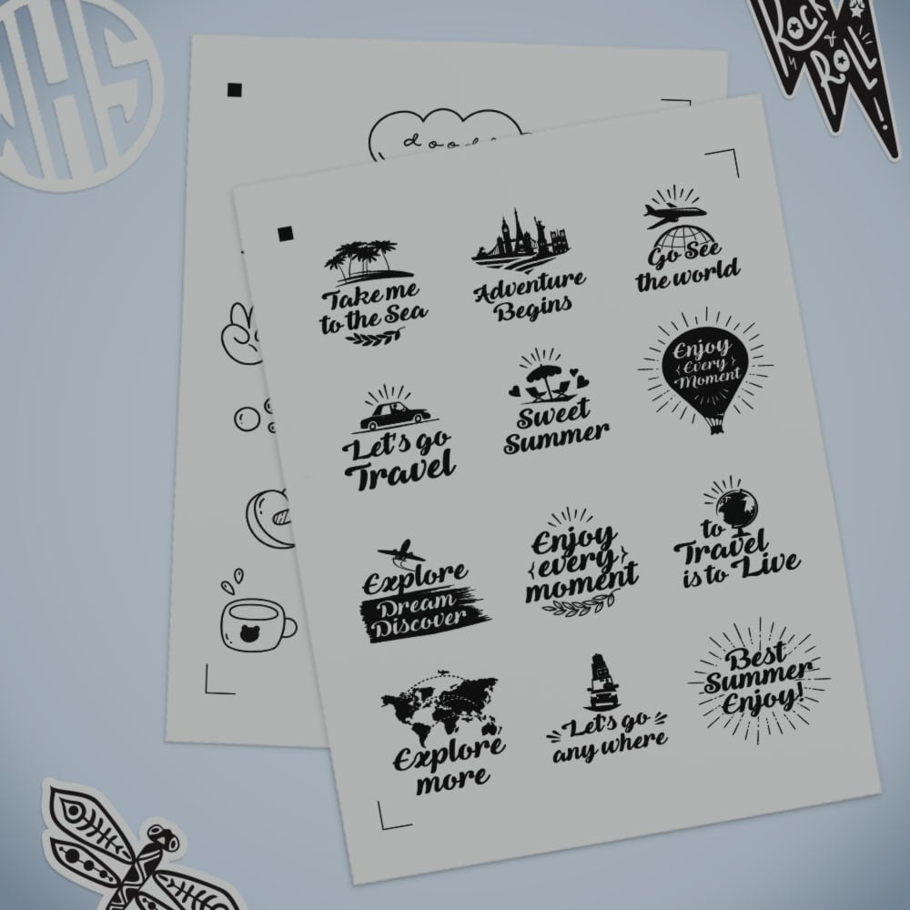 8.5&amp;quot; X 11&amp;quot; Sticker Paper - True Gray - Ol177Te intended for Printable Sticker Paper Gray Liner Printing