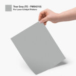 8.5" X 11" Sticker Paper   True Gray   Ol177Te Within Cricut Printable Sticker Paper Gray Liner