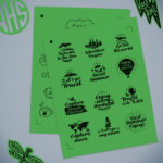 8.5" X 11" Sticker Paper   True Green   Ol177Tg Within Printable Sticker Paper Green Liner Printing