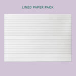 8X11 Lined Paper   Etsy Canada Regarding Ruled 8X11 Lined Paper Image