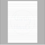 A4 Printable Sheet Of College Ruled Paper With Gray Lines | Grey Intended For Printable Lined A4 Paper