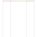 Blank 4 Column Chart Templates   Free 4 Column Tables Pdfs Pertaining To Free Printable Four Column Lined Paper