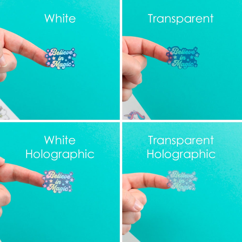 Cricut Printable Sticker Paper Vs. Vinyl with Printable Sticker Paper Clear No Liner Printing