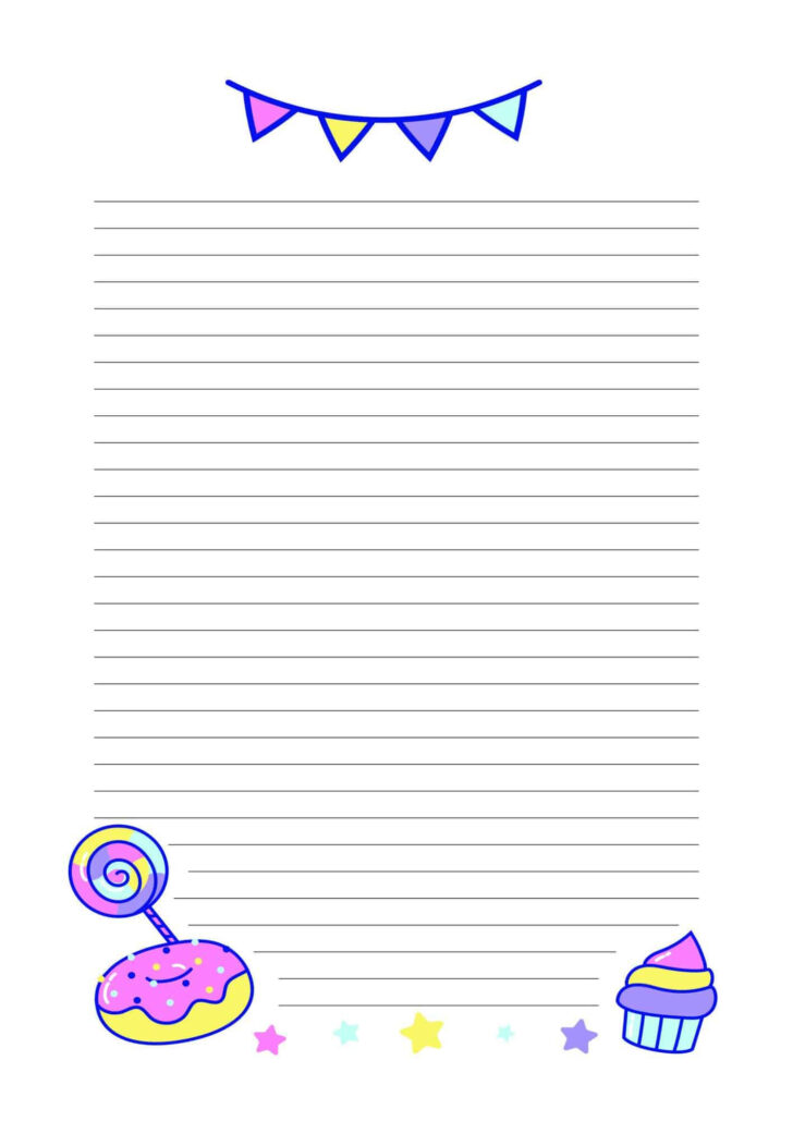 Free Colored Paper Template Printable