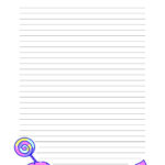 Cute Lined Paper Printable (13 Free Designs) | The Pink Craft Box Pertaining To Blank Colorful Paper Printable