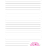 Cute Lined Paper Printable (13 Free Designs) | The Pink Craft Box Within Pink Lined Paper Printable