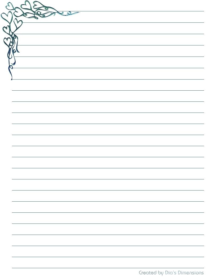 Discover 11 Stationary And Writing Paper Printable Stationery intended for Printable Stationery Lined Paper