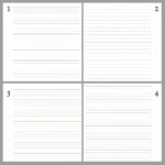 Dotted Lined Paper (Printable) | The Pink Craft Box In Printable Wide Ruled Paper With Dotted Lines