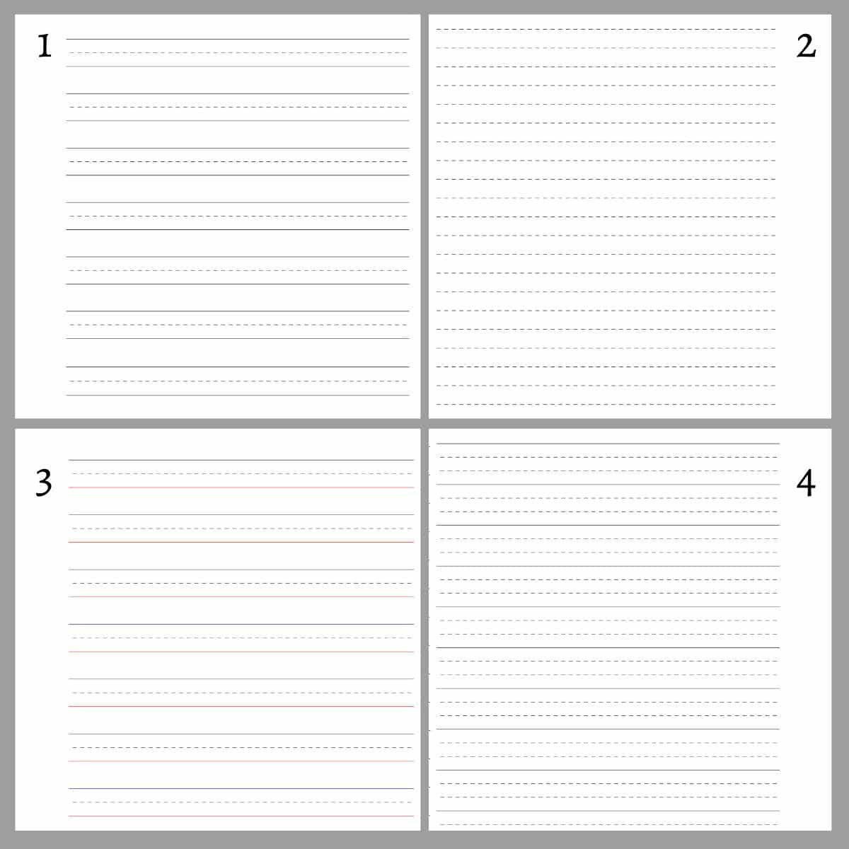 Dotted Lined Paper (Printable) | The Pink Craft Box throughout Dotted Line Writing Paper Printable