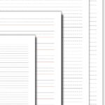 Dotted Lined Paper (Printable) | The Pink Craft Box With Regard To Dotted Line Paper Printable