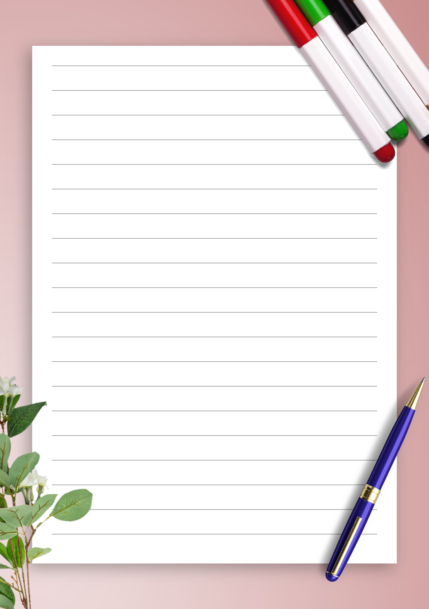Download Printable Lined Paper Template 10Mm Pdf pertaining to A4 Size Lined Paper Printable