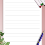 Download Printable Lined Paper Template 10Mm Pdf Regarding Printable Lined Paper A4 Download