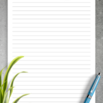 Download Printable Lined Paper Template 7Mm Pdf With Regard To Printable Lined Paper A4 Download