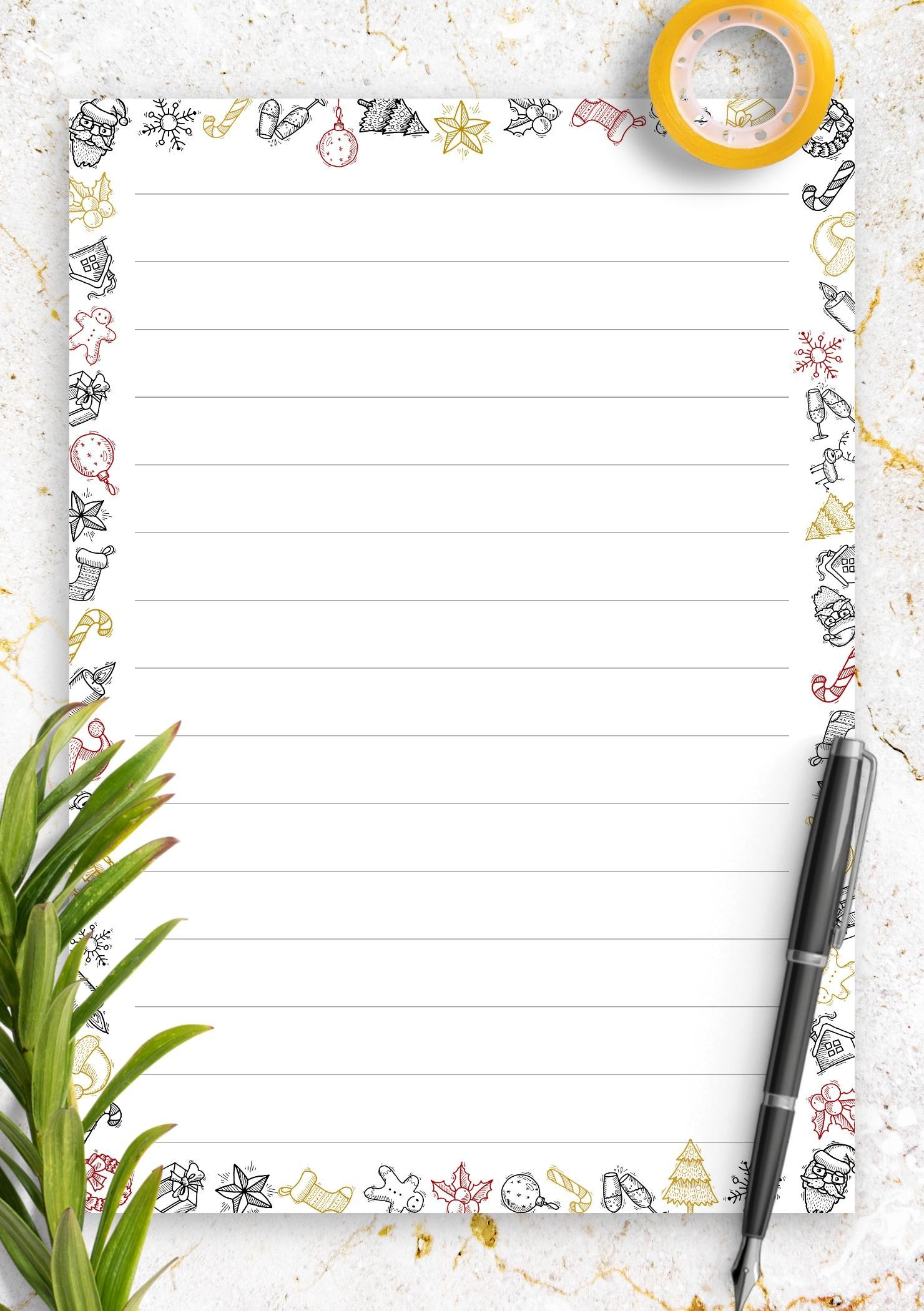 Download Printable Lined Paper Template - College Ruled 7.1Mm Pdf intended for Design Lined Paper Printable