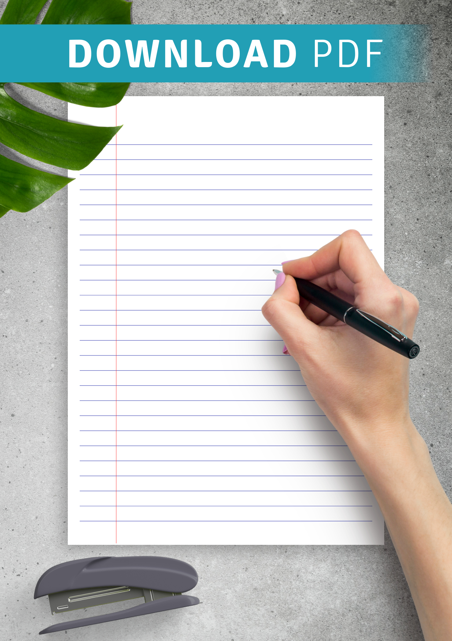 Download Printable Printable Lined Paper - College Ruled 7.1Mm intended for Printable A4 Paper With Lines