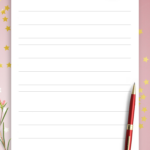 Download Printable Ruled Grid With Margin Pdf Pertaining To Lined Paper With Margin Printable