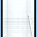 Download Printable Squared College Ruled Blue With Margin Pdf Throughout Square Lined Paper Printable
