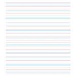 English 4 Line Sheet (Pdf) | Graph Paper Page Throughout 4 Lined Paper Printable