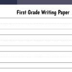 First Grade Lined Paper Free Google Docs Template   Gdoc.io With Regard To Grade 1 Paper Line Printable