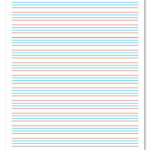 Four Lines English Alphabet Writing Paper Template | Webtools Throughout English Lined Paper Printable